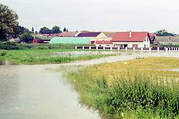 Kožušany-Tážaly - povodeň červenec 1997