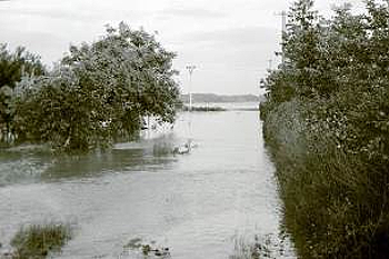 Kožušany-Tážaly - povodeň červenec 1997